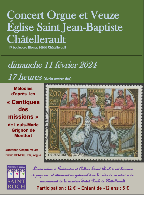 Concert « Mélodies de la mission de Louis-Marie Grignon de Montfort »